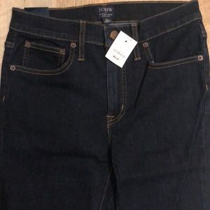 Brand new J Crew 9” High-rise Skinny Jeans Size 27
